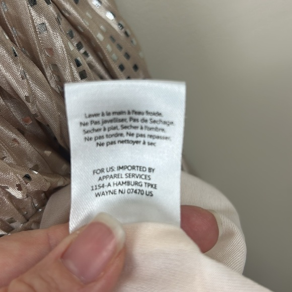 ANTHROPOLOGIE Sabina musayev cassia shine pleated full  skirt size 2 euc - Picture 9 of 10